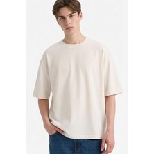 DeFacto %100 Pamuk Nefes Alabilen Loose Fit Tişört F8674AX26SP