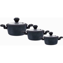 Hype Store 153.03.08.0213 Bio Diamond Antibakteriyel Kulp 6 Parça Set Induks