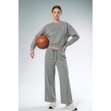 DeFacto Airtech NBA Los Angeles Lakers Wide Leg Eşofman Altı F8217AX26SP
