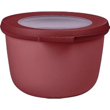 Delixa - Multi Bowl Cirqula Round - Kapaklı Saklama Kabı - Buzdolabı Için Hava Geçirmez Saklama ve Mikrodal