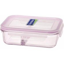 Delixa Bernardo GLC043 Duo 2 Bölmeli Saklama Kabı, 920ML