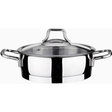 Hype Store Leggno Vita 18CM Cam Kapaklı Çelik Sahan