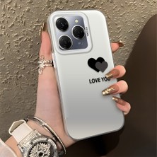 HONTINGA Tecno Spark 20 Pro 5g ile Uyumlu Kılıfı Silikon Kenar Sert Arka Düşüme Önleyici Basitlik Anti Düşme Kamera Korumali Renkli Kalpler Desen Telefon Kılıfı Kadın ve Erkek Için Uygundur K1-0710