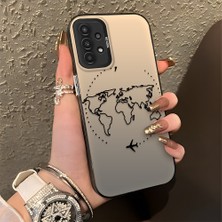 HONTINGA Samsung Galaxy A13 ile Uyumlu Kılıfı Silikon Kenar Sert Arka Düşüme Önleyici Basitlik Anti Düşme Kamera Korumali Uçuş Desen Telefon Kılıfı Kadın ve Erkek Için Uygundur K1-0714