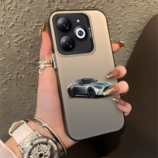 HONTINGA Tecno Spark 20 ile Uyumlu Kılıfı Silikon Kenar Sert Arka Düşüme Önleyici Basitlik Anti Düşme Kamera Korumali Mercedes Desen Telefon Kılıfı Kadın ve Erkek Için Uygundur K1-0716