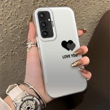 HONTINGA Samsung Galaxy S23 Fe ile Uyumlu Kılıfı Silikon Kenar Sert Arka Düşüme Önleyici Basitlik Anti Düşme Kamera Korumali Renkli Kalpler Desen Telefon Kılıfı Kadın ve Erkek Için Uygundur K1-0710