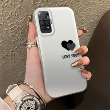 HONTINGA Xiaomi Redmi Note 11 Pro ile Uyumlu Kılıfı Silikon Kenar Sert Arka Düşüme Önleyici Basitlik Anti Düşme Kamera Korumali Renkli Kalpler Desen Telefon Kılıfı Kadın ve Erkek Için Uygundur K1-0710