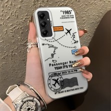 HONTINGA Samsung Galaxy A05S ile Uyumlu Kılıfı Silikon Kenar Sert Arka Düşüme Önleyici Basitlik Anti Düşme Kamera Korumali Uçuş Desen Telefon Kılıfı Kadın ve Erkek Için Uygundur K1-0714