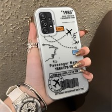 HONTINGA Samsung Galaxy A52S 5g ile Uyumlu Kılıfı Silikon Kenar Sert Arka Düşüme Önleyici Basitlik Anti Düşme Kamera Korumali Uçuş Desen Telefon Kılıfı Kadın ve Erkek Için Uygundur K1-0714