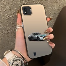 HONTINGA Realme C20 ile Uyumlu Kılıfı Silikon Kenar Sert Arka Düşüme Önleyici Basitlik Anti Düşme Kamera Korumali Mercedes Desen Telefon Kılıfı Kadın ve Erkek Için Uygundur K1-0716