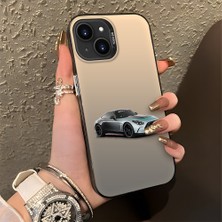 HONTINGA iPhone 14 ile Uyumlu Kılıfı Silikon Kenar Sert Arka Düşüme Önleyici Basitlik Anti Düşme Kamera Korumali Mercedes Desen Telefon Kılıfı Kadın ve Erkek Için Uygundur K1-0716