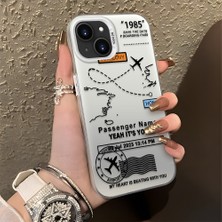 HONTINGA iPhone 14 ile Uyumlu Kılıfı Silikon Kenar Sert Arka Düşüme Önleyici Basitlik Anti Düşme Kamera Korumali Uçuş Desen Telefon Kılıfı Kadın ve Erkek Için Uygundur K1-0714