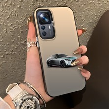 HONTINGA Xiaomi Mi 12T Pro ile Uyumlu Kılıfı Silikon Kenar Sert Arka Düşüme Önleyici Basitlik Anti Düşme Kamera Korumali Mercedes Desen Telefon Kılıfı Kadın ve Erkek Için Uygundur K1-0716
