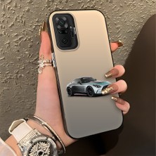 HONTINGA Xiaomi Redmi Note 10 Pro ile Uyumlu Kılıfı Silikon Kenar Sert Arka Düşüme Önleyici Basitlik Anti Düşme Kamera Korumali Mercedes Desen Telefon Kılıfı Kadın ve Erkek Için Uygundur K1-0716