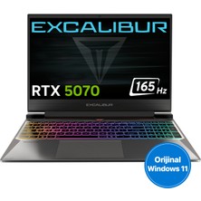 Casper Excalibur G870 Core i7-13620H 24GB 1TB 8GB RTX5070 15.6" W11 Home Gaming Laptop G870.1362-CF70A-C