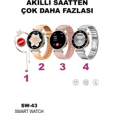 Normadia Şık Mini Kadın Saat 41MM, 3 Kordon ve Bileklik Hediye ile 2023 Model
