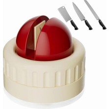 Delixa Pratik Vantuzlu Bileme Aparatı, Masa ve Düz Yüzeylere Sabitlenebilir, Ergonomik Tasarım, Keskin Bıça