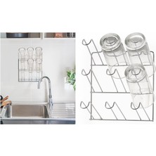 Delixa Bardak Düzenleyici Askı ve Kurutmalık,bulasıklık Duvar Monte 19X12X24CM