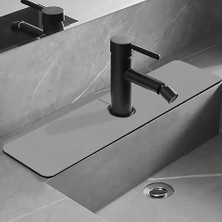 Hepta Collection Adaptoll Su Emici Lavabo Kenar Matı – Kaymaz Mutfak Tezgah Matı, Musluk Damlama Tutucu, Lavabo Sıçra