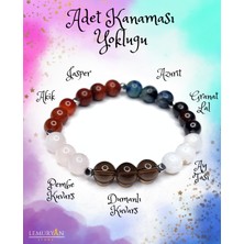 Orijinal Doğaltaş Adet Kanama Yoksunluğu (Pkos) Şifa Bilekliği