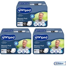 Canped Mesane Pedi Klasik Erkek M-Orta 36 Adet