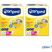 Canped Mesane Pedi Yoğun L Beden 20 Adet x 2 Adet