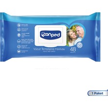 Canped Vücut Temizleme Havlusu 48 Adet