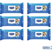 Canped Vücut Temizleme Havlusu 48'li 6 Paket