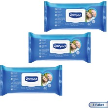 Canped Vücut Temizleme Mendili 48 li x 3 Adet (144 Yaprak)