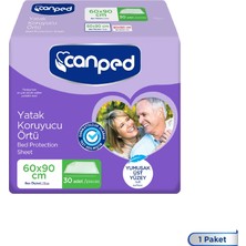 Canped Yatak Koruyucu Örtü (60x90 cm) 30 Adet