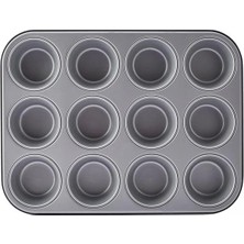 Hepta Collection Xesha Muffin Kalıbı 12 Bölmeli Tartolet Kalıbı 12 Li Kek Kalıbı Çok Amaçlı Kalıp