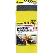 Hepta Collection Automix Cam + Detay Temizlik Bezi | Çiziksiz ve Hızlı Oto Temizlik Bezi
