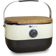 Hype Store Aygaz Portatif Mini Lpg'li Barbekü - Krem