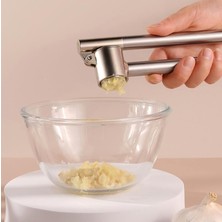 Hepta Collection Baker Home Sarımsak Ezici, Paslanmaz Çelik, Gümüş, 18 x 5 x 3 cm