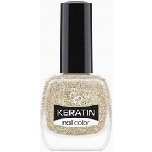 Hype Store Golden Rose Keratin Nail Color Glitter NO:403 - Oje