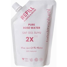 Hype Store Natural Gül Suyu Gözenek Sıkılaştırıcı Aydınlatıcı ve Arındırıcı Tonik Refill 200 ML%100 Doğal ve Sa