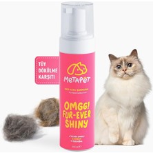 Hype Store Metapet Kedi Tüy Dökülmesi Karşıtı Kuru Köpük Şampuan, Doğal E Vitamini Sağlığı, Önleyici Bakımı Içi