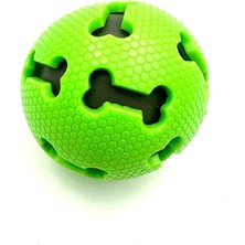 Hype Store Tasma Market Yeşil Kemik Desenli Sesli Premium Köpek Oyun Topu Yeşil