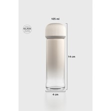 Renga Line Boyalı 105 ml Cam Tuzluk-Karabiberlik 122021 Bej