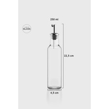 Renga Voca 250 ml Metal Kapaklı Tıpalı Cam Yağlık 151006