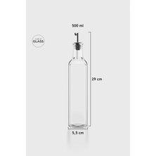 Renga Voca 500 ml Metal Kapaklı Tıpalı Cam Yağlık 151007