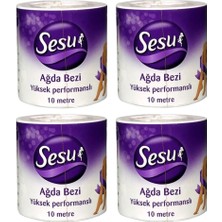 Sesu Ağda Bezi 10 m Rulo 4 Adet
