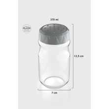 Renga Lexa 370 ml Cam Baharatlık 161016 Gri