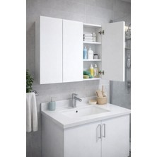 Mobilyacın Üç Kapaklı Banyo Dolabı