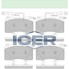 Bsr Icer Fren Balata On Fıslı Alfa Romeo Gıulıetta (940) 1.4 Tb - 1.6 Jtd 2010-