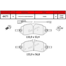 Beşer Balatası Arka Ford Transit 2024-