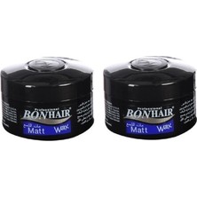 Bonhair 140 ml 2'li Matt Wax Saç Bakım Balmumu ile Şekillendirme ve Hacim İçin Etkili