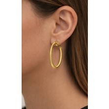 Kızılay Kuyumcusu 14 Ayar Altın Ajda Tırtıklı Küpe UME0178