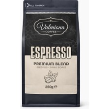 Valmiona Espresso Çekirdek Kahve 250G – Medium Dark Roast Premium Blend