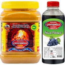 Bozkırlı Çavuşoğlu Kepeksiz Bozkır Tahini ve Üzüm Pekmezi 930 gr ve 1000 gr Turgutlar Lezzeti